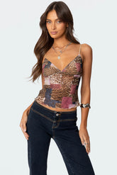 Wild Vibe Mesh Tank Top